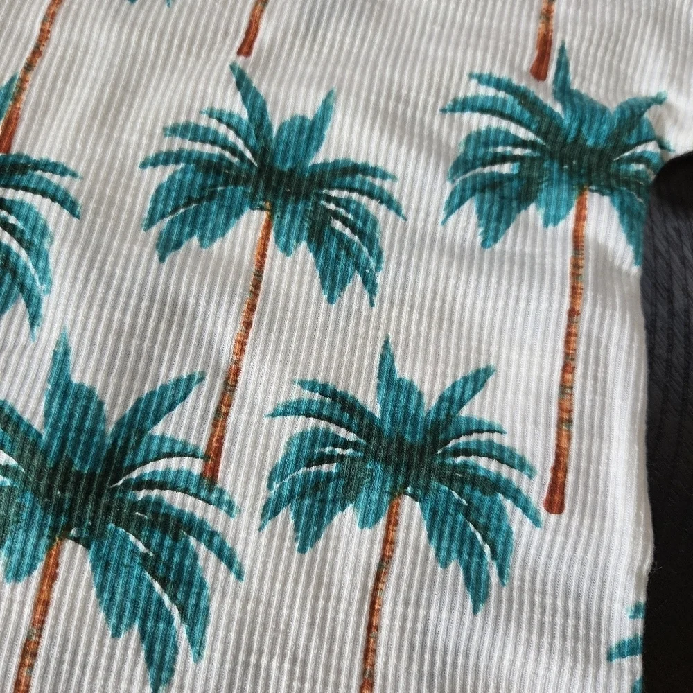 Palm Tree Romper Size 3-6M Baby Infant Boy/Girl Beach Vacation New